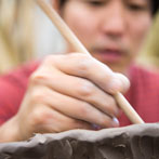 Nao Matsunaga in his studio in London 2016